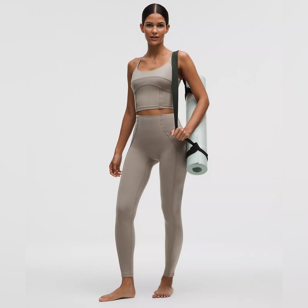 lululemon•Align No Line™ High-Rise Pant•NEW RELEASE•NWOT•Satin Shine Ash Grey•10 - Picture 3 of 16